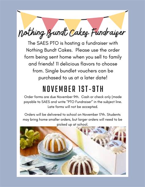 Nothing Bundt Cakes | San Antonio Elementary