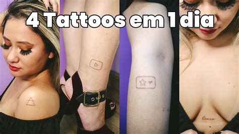 Fiz Tatuagens Em Um Dia Tour Pelas Minhas Tatuagens Youtube