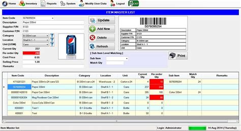 The inventory management system is an application of computer software and it is also known as stock management software which manages, tracking stocked goods of a company. PESONA Inventory Management System | RFID.sg