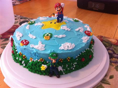 My Homemade Mario Cake Fall Birthday Birthday Love Princess Birthday