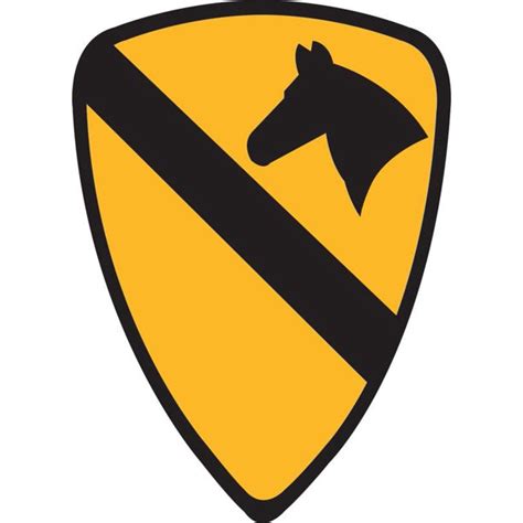 38 Inch Army 1st Cavalry Division Patch Vinyl Transfer