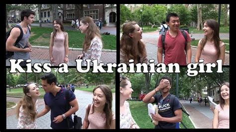 kiss a ukrainian girl mary and nastia at upenn youtube