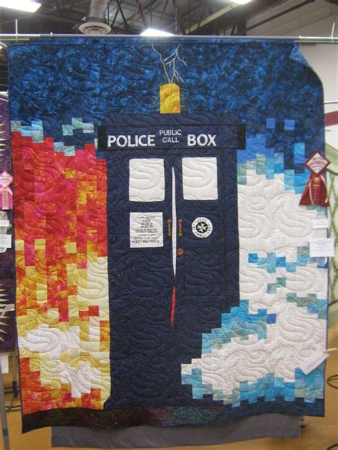 Doctor Who Quilt Doctor Who Tardis Get Thin Scifi Geek Crafts