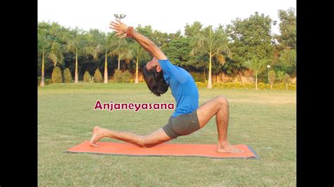 Anjaneyasana Low Lunge Pose 2 Minutes Yoga Health For Beginners