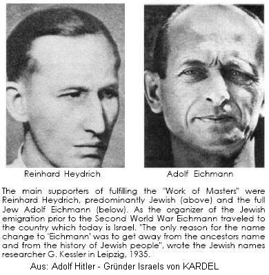Eichmann started out as a filing clerk cataloging information about freemasons. Okkulte-NaZis: Der jüdische Eichmann in Uruguay