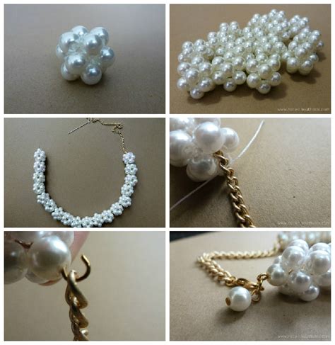 Diy White Pearl Necklace Craftionary