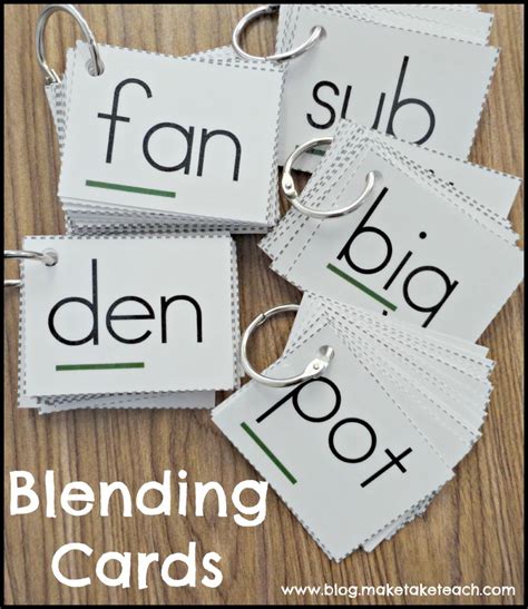 It took two boxes to store the letters. Teaching Students to Blend Words - Make Take & Teach