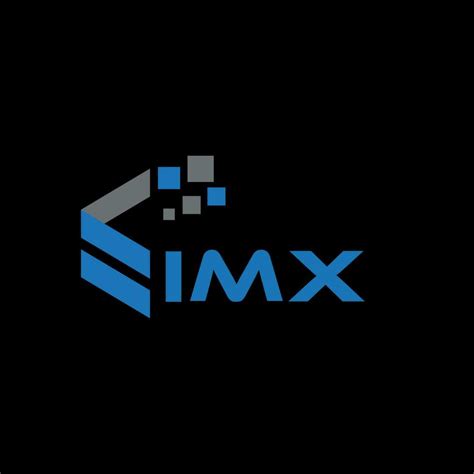 Imx Letter Logo Design On Black Background Imx Creative Initials
