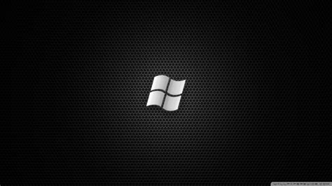 Windows Xp Texture Monochrome Logo Black Background Grid