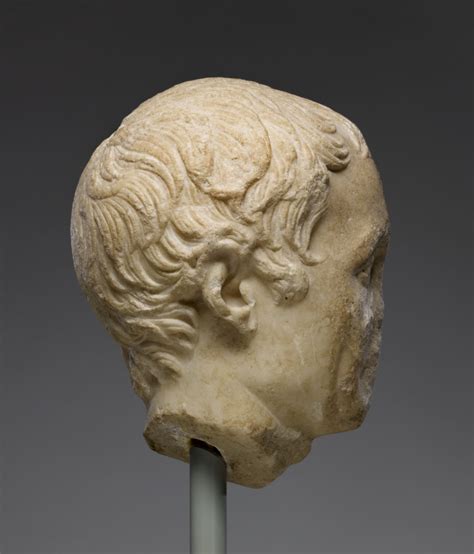 Portrait Head Of Caesar Getty Museum