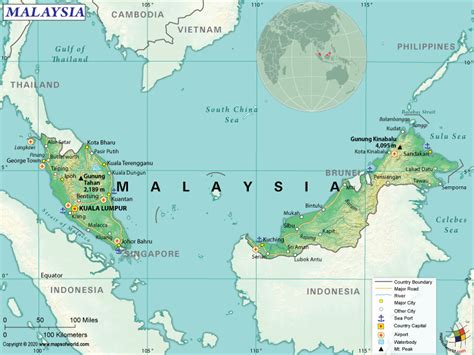 Latitude And Longitude Of Malaysia