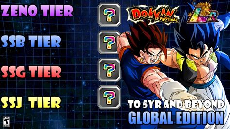 We did not find results for: TIER LIST!? Road to 5 Year and Beyond (Global) | Dragon Ball Z Dokkan Battle - YouTube