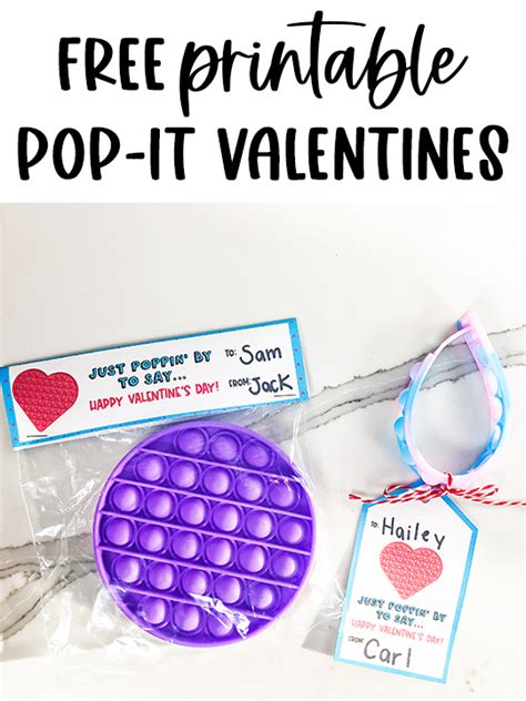 Pop It Valentine Printable Featured Mom Envy