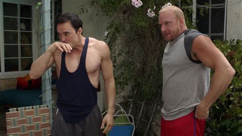 Auscaps Scott Connors Adam Dunnells And Anders Holm Shirtless In