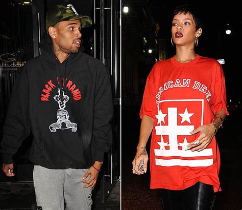 Chris Brown And Rihanna Caught Kissing Disappearing Into Bathroom At