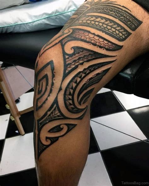 53 Classic Tribal Tattoos On Thigh