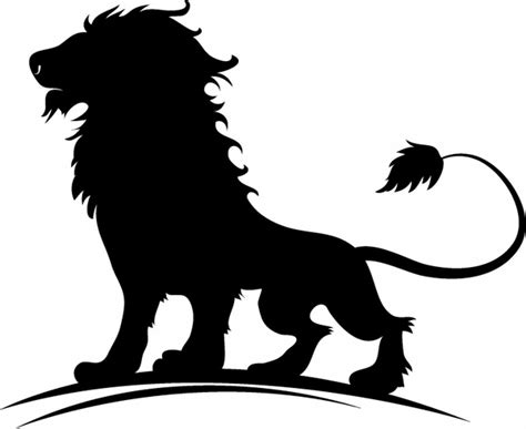Roaring Lion Silhouette At Getdrawings Free Download