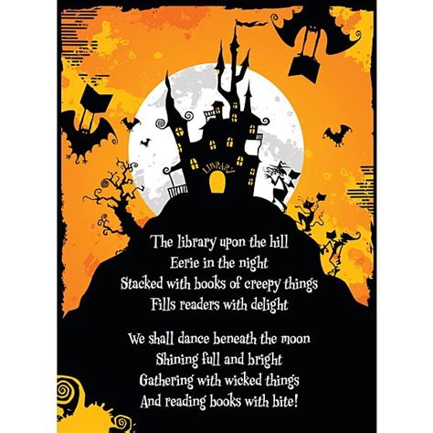 Haunted House Halloween Poem Poster Halloween Poems Halloween