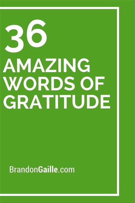 36 Amazing Words Of Gratitude Words Of Gratitude Verses