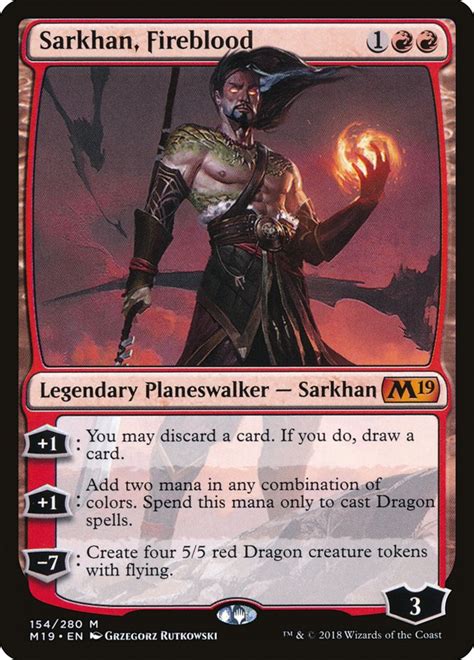 Sarkhan Fireblood Planeswalker Duel Deck Tcgplayer Infinite