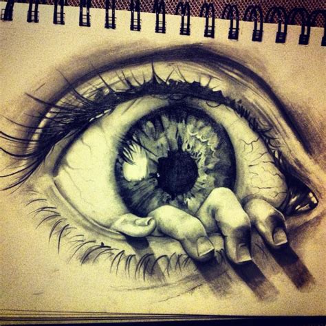 Captures Emotion Ie Trapped Escaping Pencil Drawing Emotional Art