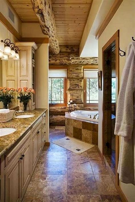 Astounding 30 Beautiful Rustic Bathroom Design Ideas You Should Have
