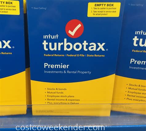 Intuit TurboTax Premier 2016 | Costco Weekender