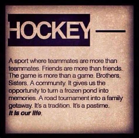 She will be the only one supporting. Hockey Mom Quotes. QuotesGram