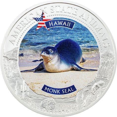 5 Dollars Elizabeth Ii Monk Seal Îles Cook Numista