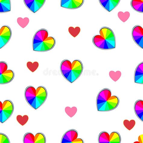 Rainbow Heart Backgrounds Stock Illustrations 1073 Rainbow Heart