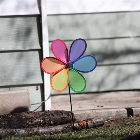 Colorful Pinwheel Yard Decoration Picture Free Photograph Photos
