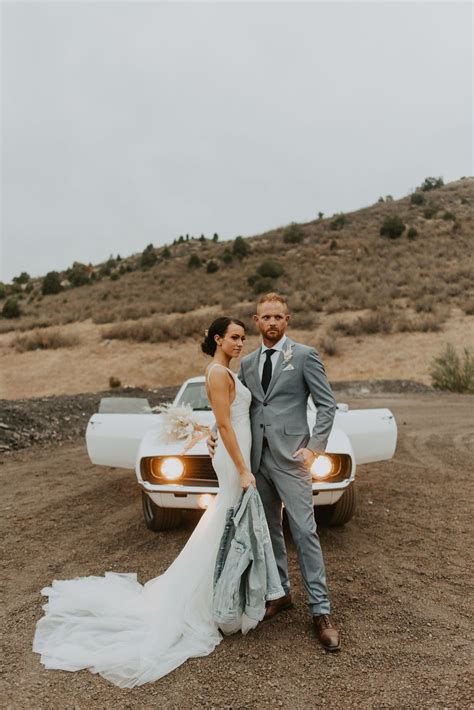 Picture Perfect Wedding Getaway Cars Rocky Mountain Bride