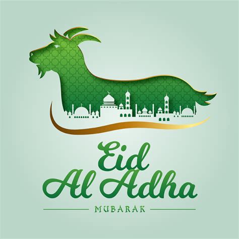 Many people in india and neighboring countries may call or say 'eid ul adha' as 'bakra eid', its a special occasion 'eid al adha mubarak' wishing you smiles and all things nice. Islamic Eid Al Adha Mubarak Nice Greeting Card, Goat, Lamb ...