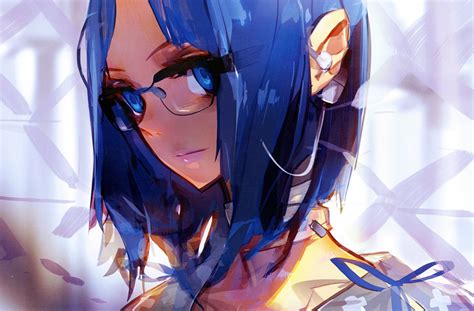 Anime John Blue Eyes Brown Hair And Glasses Wallpaper Cosplay