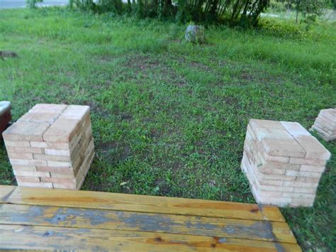 Visit this site for details: Make a DIY Stone and Wood Bench Quickly and Easily | Dengarden