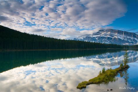 Serenity Two Jacks Lake Canada Luke Tingley Photography