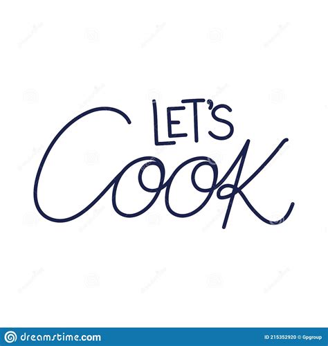 Lets Cook Cooking Chef Class Sketch Background Culinary Kitchen