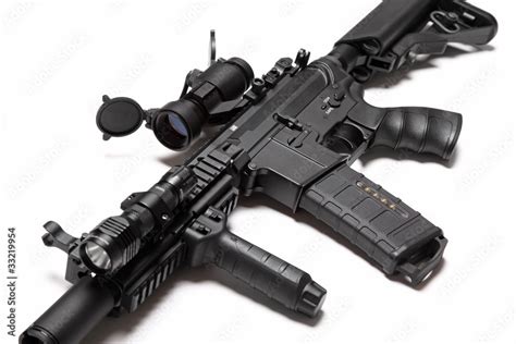 Us Special Forces M4a1 Custom Build Assault Rifle Photos Adobe Stock
