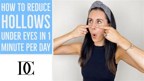 How To Reduce Hollows Under Eyes In 1 Minute Per Day Youtube