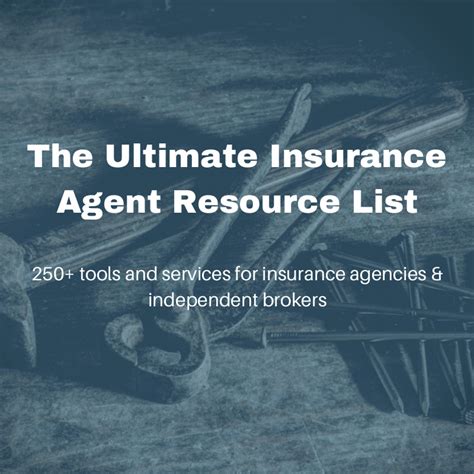 2,194 open jobs for insurance agent in united states. The Ultimate Insurance Agent Resource List for 2020 [250 ...