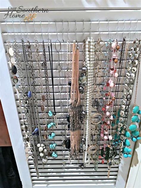 Shutter Jewelry Organizer Our Southern Home 16 Brilliant Ideas For