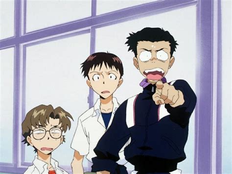 Image Shinji With Toji And Kensuke Ngepng Neon Genesis