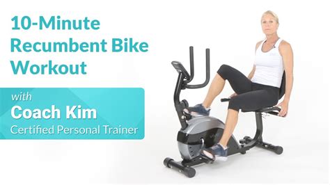 Quick 10 Minute Recumbent Bike Workout Youtube