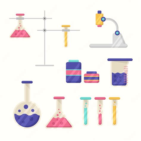 Free Vector Science Lab Objects