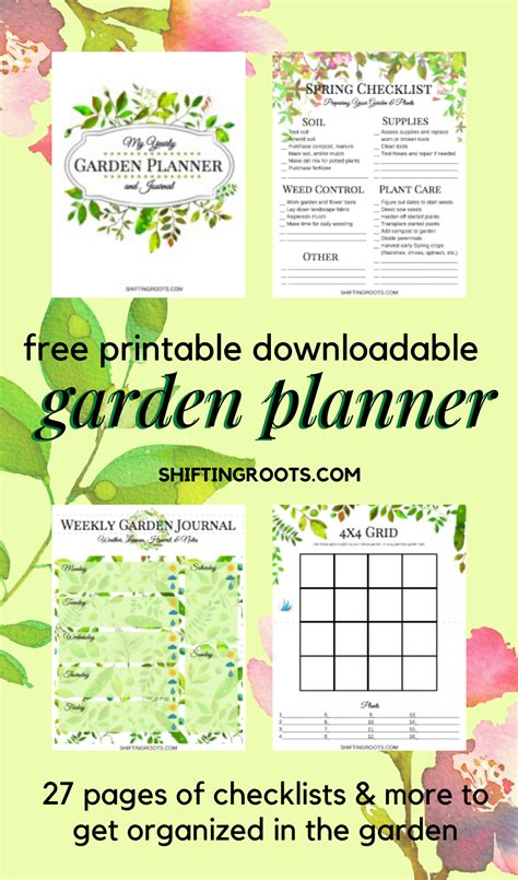 3 free garden planner printables. Free Downloadable Garden Planner | Garden planner, Free ...