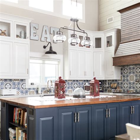 Patterned Lake House Kitchen Muse Kitchen And Bath