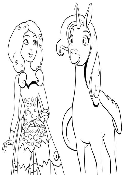 Einhorn mit licht und sound »mia and me, magisches einhorn onchao« ab 3 jahren. ausmalbilder mia and me-27 | Ausmalbilder Malvorlagen