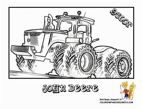 Printable Coloring Pages John Deere