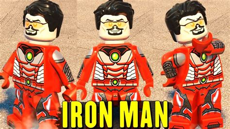 Lego Dc Super Villains How To Make Iron Man Custom Character Youtube