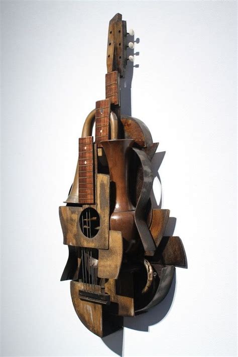 Elegant Sculptures Formed From Deconstructed Instruments Music